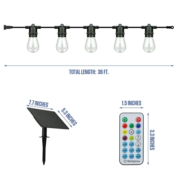 Color-Changing String Lights with Remote - Picture 8 of 10
